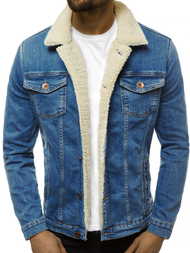 Moška jeans jakna svetlo-modra OZONEE BN/5938