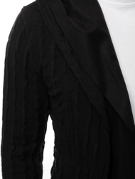 Moška jopa s kapuco črna OZONEE MACH/2138