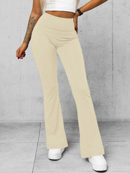 Ženske pajkice s širokimi nogami ecru OZONEE O/KTK006-J