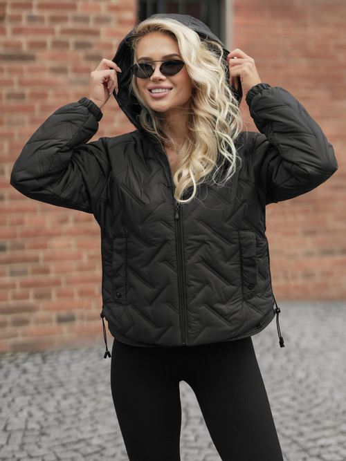 Ženska jakna črna OZONEE JS/16M9315/392AZ