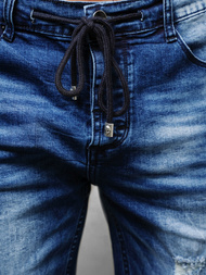 Moške Kratke Jeans Hlače Temno Modre OZONEE NB/MP0035BS