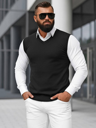 Moški pulover črni OZONEE NB/MM6005/4Z