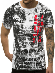 Moška majica bela OZONEE JS/SS10920