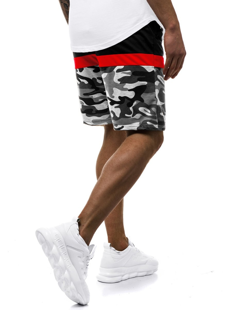 Moške kratke hlače sive OZONEE JS/KK300157