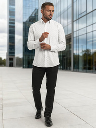 Moška srajca bela OZONEE V/V180