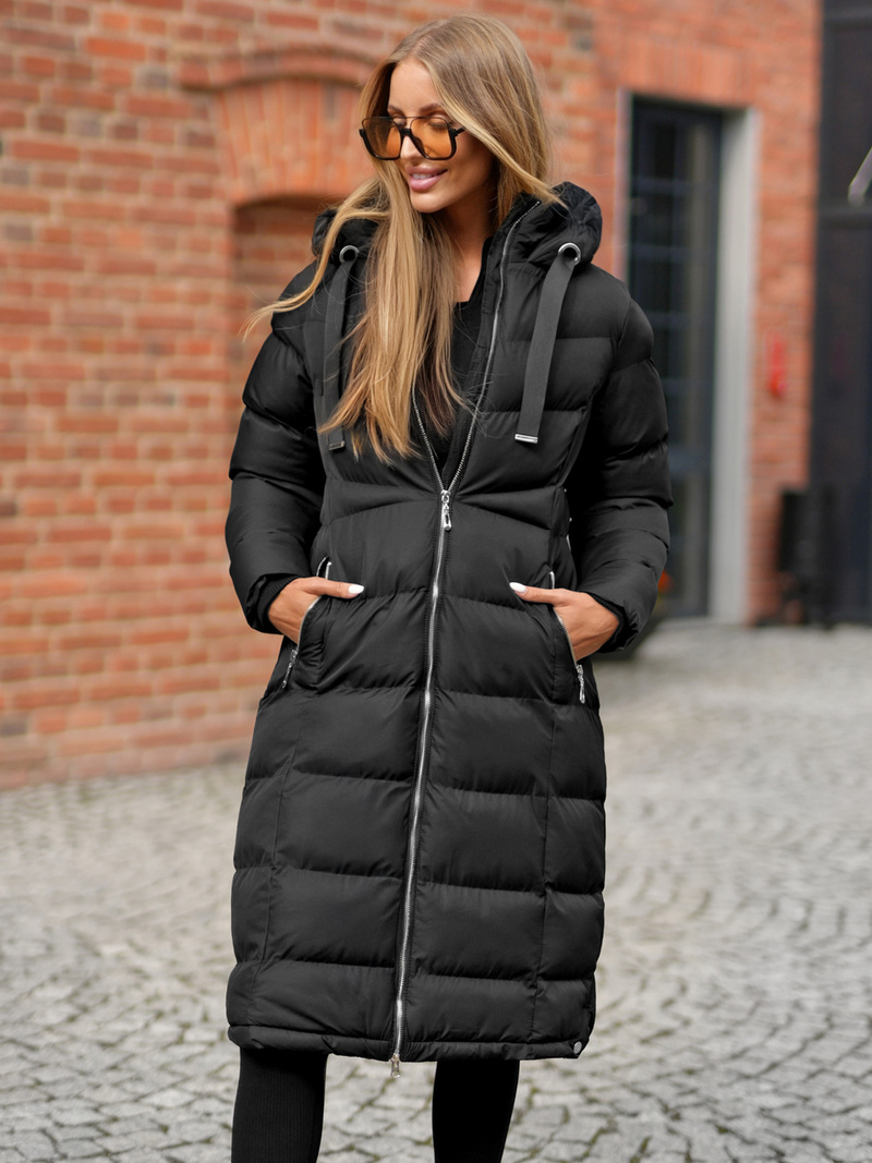 Ženska jakna črna OZONEE JS/M736/392Z