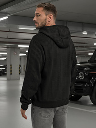 Moška jopa s kapuco črna OZONEE O/3C577