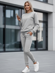 Ženski dvodelni komplet trenirka siva OZONEE JS/CKW01