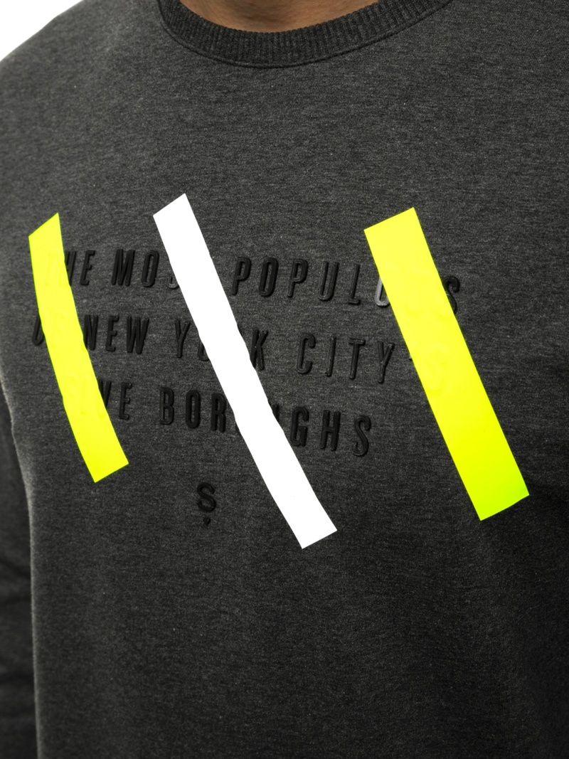 Moška jopa grafitna OZONEE MACH/2105