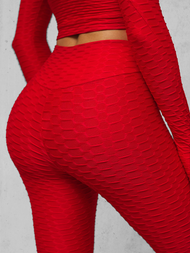 Ženski dvodelni komplet trenirka rdeči OZONEE O/22060Z