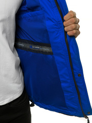 Moška prehodna jakna mornarsko modra OZONEE MG/2517