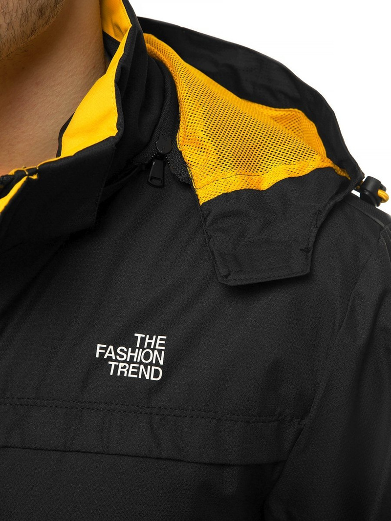 Moška prehodna jakna črna OZONEE MG/2510