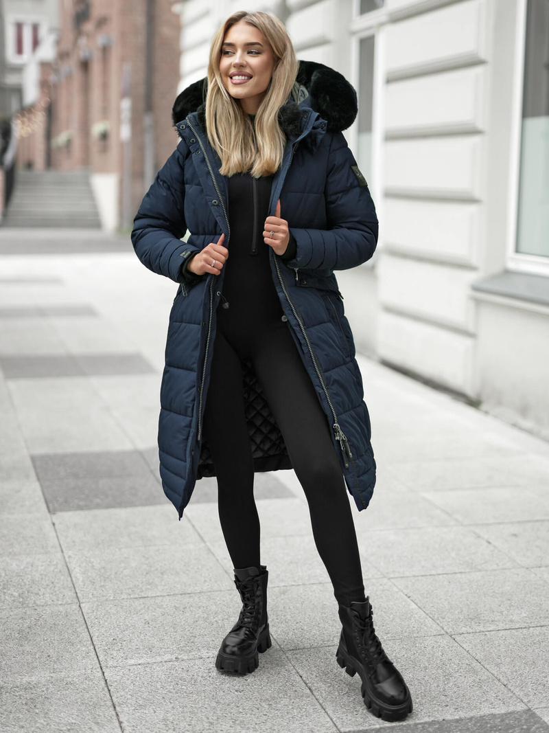 Ženska jakna mornarsko modra OZONEE O/W377