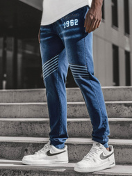 Moške hlače jogger modre OZONEE JS/KK1103