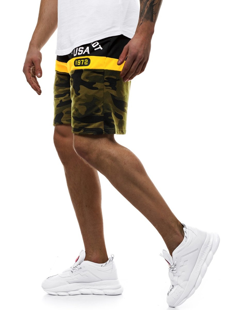 Moške kratke hlače zelene OZONEE JS/KK300157