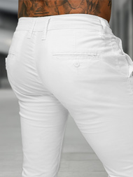 Moške Hlače Bele OZONEE BL/SK222/2