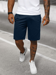 Moške športne kratke hlače mornarsko modre OZONEE JS/8K100/25Z