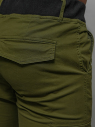 Moške Hlače Cargo Jogger zelene OZONEE NB/MP0208MVZ