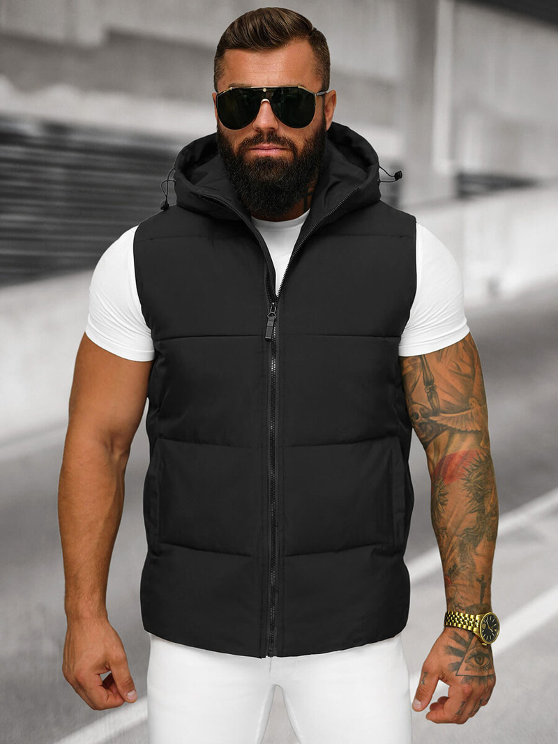 Moški brezrokavnik črni OZONEE JS/62M9516/392