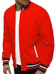 Moška bomber jakna rdeča OZONEE N/6197