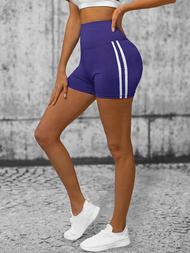 Kratke temno vijolična ženske pajkice OZONEE O/LK382