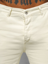 Moške Hlače Ecru OZONEE DO/4001