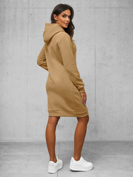 Ženska jopa s kapuco bež OZONEE JS/YS10005/6Z