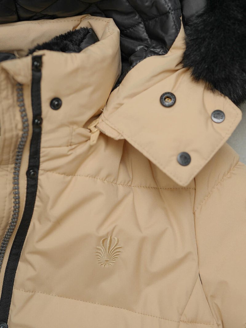 Ženska jakna bež OZONEE O/W377Z