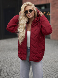Ženska jakna bordo OZONEE JS/16M9300/06Z