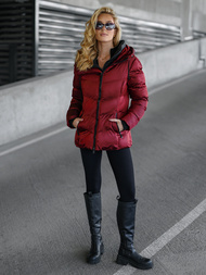 Ženska jakna bordo OZONEE JS/5M3316/1