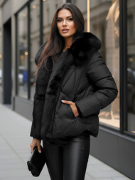 Ženska jakna črna OZONEE O/16M9179/392