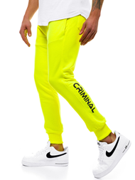 Moške športne hlače rumene-neon OZONEE G/11129