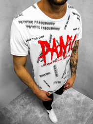 Moška majica bela OZONEE JS/KS1998Z