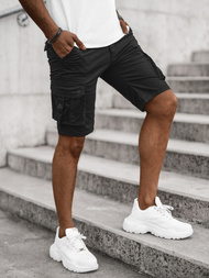 Moške Kratke Hlače Chino Črne OZONEE T/BB70009/1