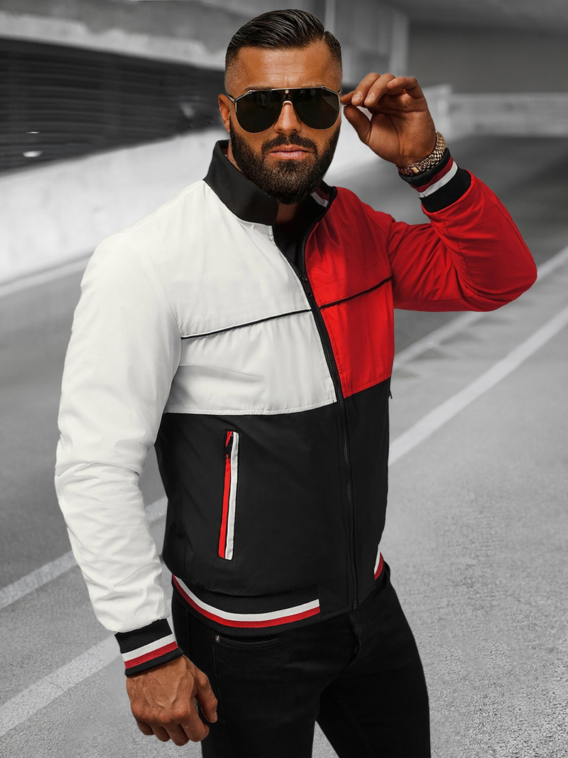 Moška prehodna jakna črna OZONEE JS/84M3003/392