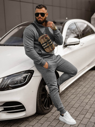 Moška trenirka grafitni OZONEE JS/68C10385/5Z