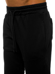 Moške športne hlače črno-rumene OZONEE G/11129