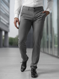 Moške hlače chino temno-sive OZONEE V/6545