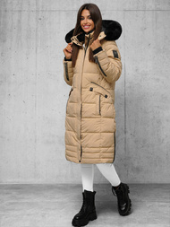 Ženska jakna bež OZONEE O/W377