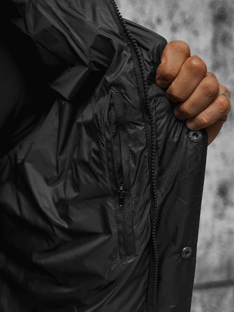 Moška prehodna jakna črna OZONEE JS/5M3102/392