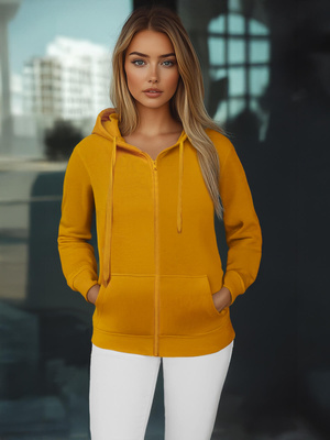 Ženska jopa z zadrgo in kapuco camel OZONEE JS/W03Z