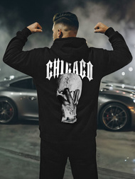 Moška jopa s kapuco črna OZONEE JS/21B1903/3