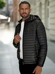 Moška jakna črna OZONEE JS/16M9328/392B