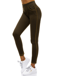 Ženske pajkice rjave OZONEE JS/1016/A14