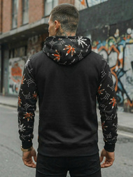 Moška jopa s kapuco črna OZONEE O/B266Z