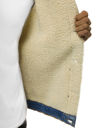 Moška jeans jakna svetlo-modra OZONEE BN/5938