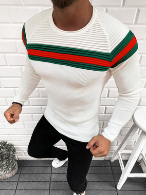 Moški puli ecru OZONEE L/2457