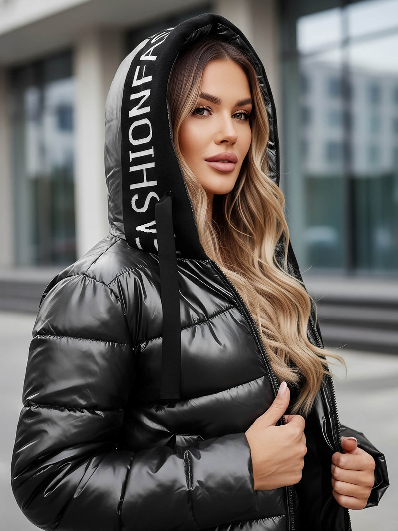 Ženska jakna črna OZONEE JS/5M3188/392Z