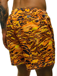 Moške kopalne kratke hlače oranžne OZONEE JS/ST072