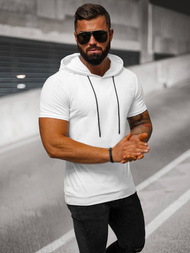 Moška navadna majica beli OZONEE JS/8T955/1